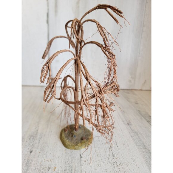 Lemax tree spooky Brown Willow tree fall village accessory Xmas Halloween - Picture 4 of 8